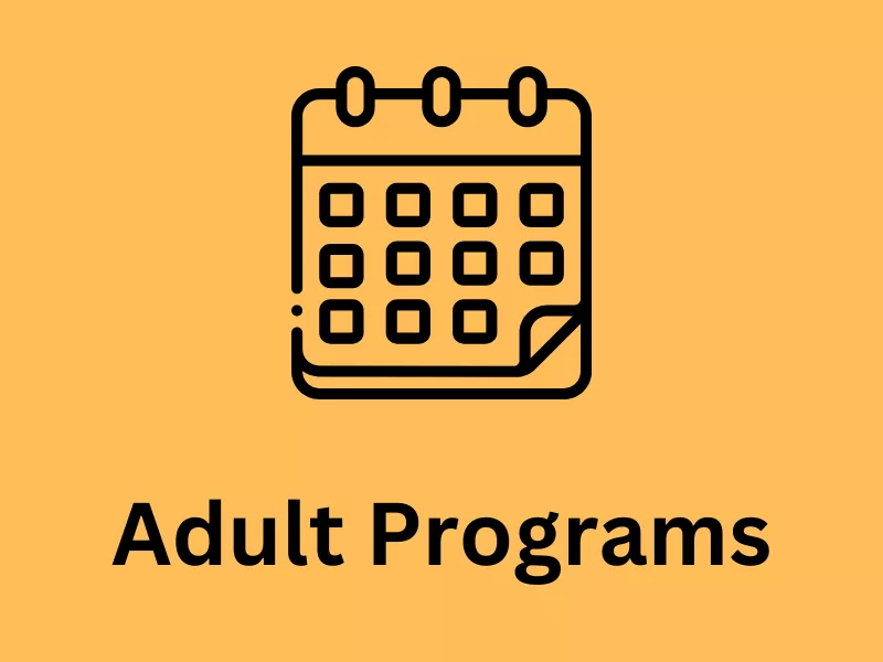 Adult Programs banner