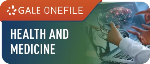 Gale OneFile Health and Medicine banner