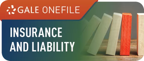 Gale OneFile Insurance and Liability banner
